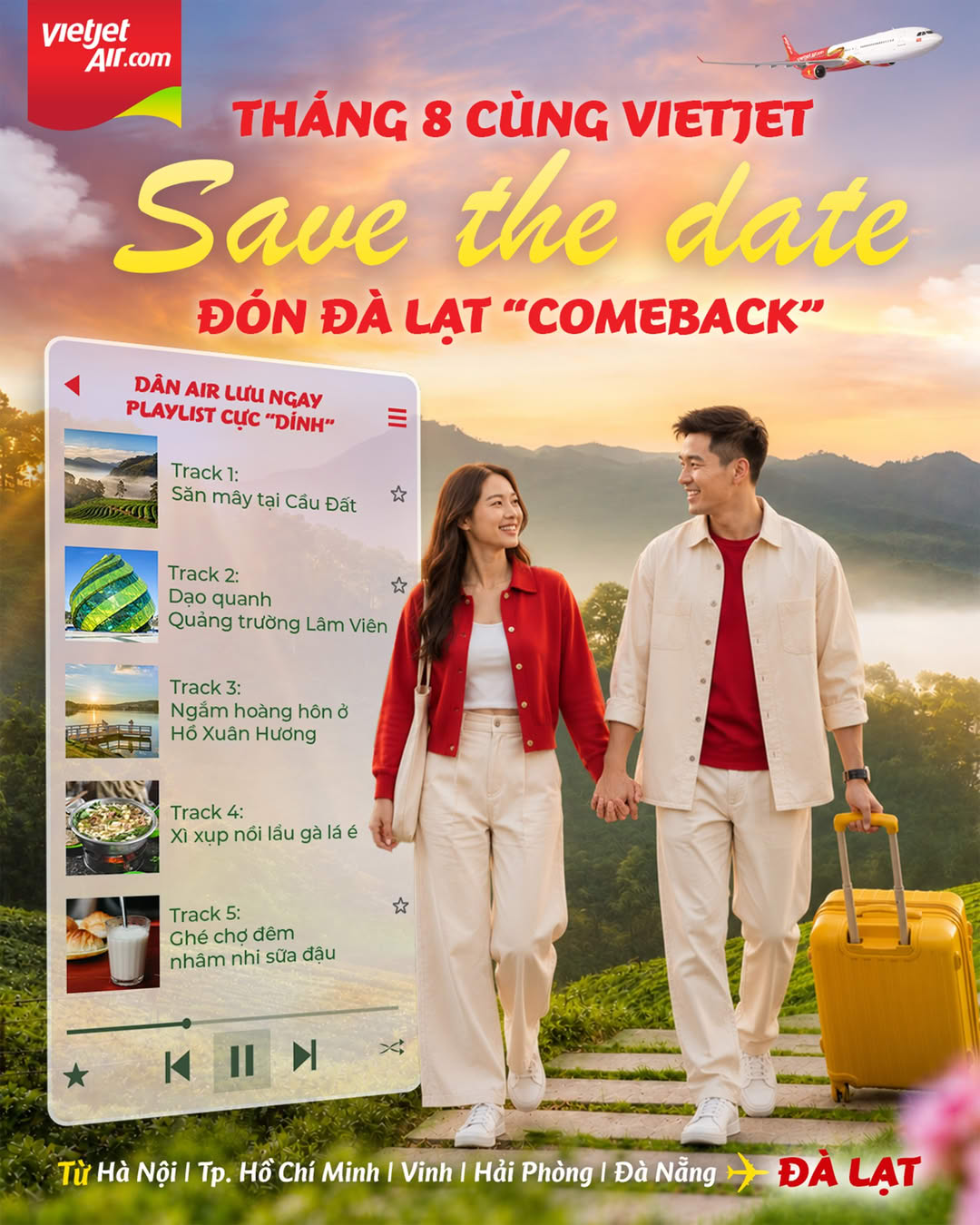 THÁNG 8 NÀY, CÙNG VIETJET ĐÓN “ĐỈNH LƯU” COMEBACK!